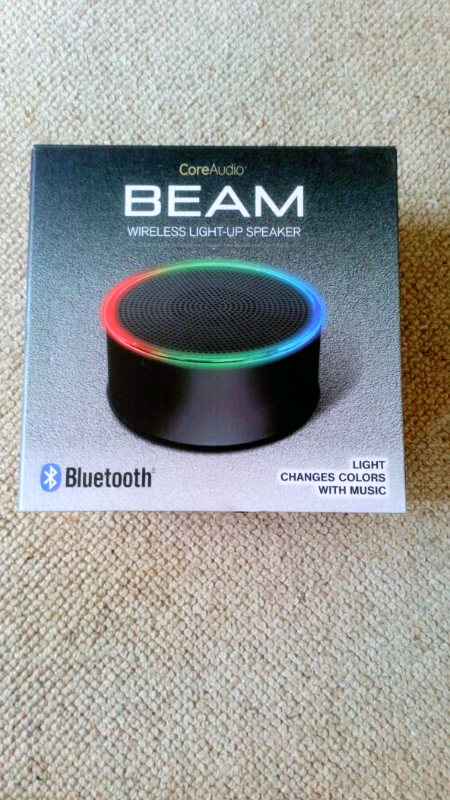 beam wireless light up speaker